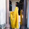 IMG3 - Golden Yellow Woven Dupatta – Elegant Festive Wear