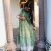 IMG2 - Handcrafted Kota Block Printed Dupatta – Green Floral Elegance