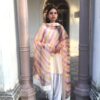 IMG3 - Elegant Chiffon Dupatta – Multicolor Striped Grace