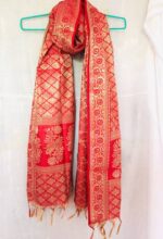 Pure Banarasi Art Dupatta – Maroon Grace - Image 3