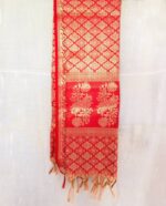 Pure Banarasi Art Dupatta – Maroon Grace - Image 4